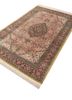 gulmarg green silk hand knotted Rug - FoldShot