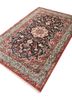 gulmarg red and orange silk hand knotted Rug - FoldShot