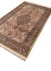 gulmarg pink and purple silk hand knotted Rug - FoldShot