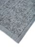 vintage grey and black wool hand knotted Rug - FoldShot