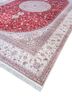 gulmarg red and orange silk hand knotted Rug - FoldShot