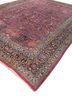aalam blue wool hand knotted Rug - FoldShot aalam blue wool hand knotted Rug - FoldShot