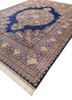 gulmarg blue silk hand knotted Rug - FoldShot