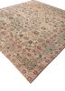 aalam green wool hand knotted Rug - FoldShot