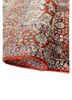 aalam red and orange silk hand knotted Rug - FoldShot