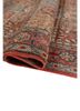 aalam red and orange wool hand knotted Rug - FoldShot aalam red and orange wool hand knotted Rug - FoldShot