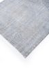 vintage grey and black wool hand knotted Rug - FoldShot