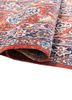 aalam red and orange wool hand knotted Rug - FoldShot aalam red and orange wool hand knotted Rug - FoldShot