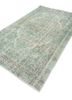 vintage blue wool hand knotted Rug - FoldShot vintage blue wool hand knotted Rug - FoldShot