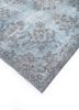 vintage blue wool hand knotted Rug - FoldShot vintage blue wool hand knotted Rug - FoldShot