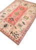 nuray red and orange wool hand knotted Rug - FoldShot