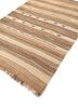 nayaab beige and brown wool flat weaves Rug - FoldShot nayaab beige and brown wool flat weaves Rug - FoldShot