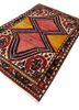 nuray red and orange wool hand knotted Rug - FoldShot nuray red and orange wool hand knotted Rug - FoldShot