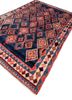 nuray blue wool hand knotted Rug - FoldShot