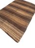 nayaab beige and brown jute and hemp flat weaves Rug - FoldShot nayaab beige and brown jute and hemp flat weaves Rug - FoldShot