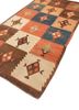 nayaab red and orange wool flat weaves Rug - FoldShot nayaab red and orange wool flat weaves Rug - FoldShot