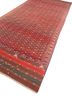 aalam red and orange wool flat weaves Rug - FoldShot aalam red and orange wool flat weaves Rug - FoldShot