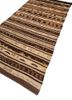 nayaab grey and black wool flat weaves Rug - FoldShot nayaab grey and black wool flat weaves Rug - FoldShot