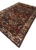 aalam pink and purple wool hand knotted Rug - FoldShot