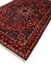 aalam red and orange wool hand knotted Rug - FoldShot aalam red and orange wool hand knotted Rug - FoldShot