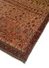 aalam red and orange wool hand knotted Rug - FoldShot aalam red and orange wool hand knotted Rug - FoldShot