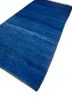 zuri blue wool hand knotted Rug - FoldShot