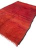 zuri red and orange wool hand knotted Rug - FoldShot zuri red and orange wool hand knotted Rug - FoldShot