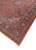 aalam red and orange wool hand knotted Rug - FoldShot aalam red and orange wool hand knotted Rug - FoldShot