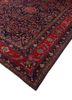 aalam blue wool hand knotted Rug - FoldShot aalam blue wool hand knotted Rug - FoldShot