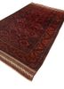 aalam red and orange wool hand knotted Rug - FoldShot aalam red and orange wool hand knotted Rug - FoldShot