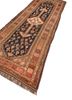 aalam blue wool hand knotted Rug - FoldShot aalam blue wool hand knotted Rug - FoldShot