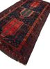 kiaan blue wool hand knotted Rug - FoldShot