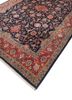 aalam blue wool hand knotted Rug - FoldShot aalam blue wool hand knotted Rug - FoldShot