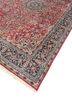 aalam red and orange wool hand knotted Rug - FoldShot aalam red and orange wool hand knotted Rug - FoldShot