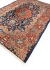 aalam blue wool hand knotted Rug - FoldShot