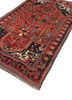aalam red and orange wool hand knotted Rug - FoldShot aalam red and orange wool hand knotted Rug - FoldShot