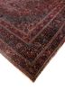 aalam red and orange wool hand knotted Rug - FoldShot aalam red and orange wool hand knotted Rug - FoldShot