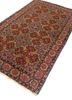aalam red and orange wool hand knotted Rug - FoldShot aalam red and orange wool hand knotted Rug - FoldShot