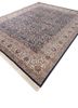 aalam grey and black wool hand knotted Rug - FoldShot aalam grey and black wool hand knotted Rug - FoldShot