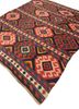 nayaab blue wool flat weaves Rug - FoldShot nayaab blue wool flat weaves Rug - FoldShot