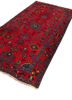aalam red and orange wool flat weaves Rug - FoldShot