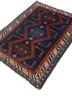 kiaan blue wool hand knotted Rug - FoldShot