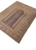 aalam red and orange wool hand knotted Rug - FoldShot