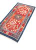 pechino red and orange wool hand knotted Rug - FoldShot pechino red and orange wool hand knotted Rug - FoldShot