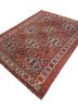 kiaan red and orange wool hand knotted Rug - FoldShot kiaan red and orange wool hand knotted Rug - FoldShot