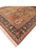 aalam red and orange wool hand knotted Rug - FoldShot