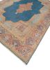 aalam blue wool hand knotted Rug - FoldShot aalam blue wool hand knotted Rug - FoldShot