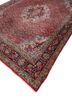 aalam red and orange wool hand knotted Rug - FoldShot