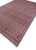 aalam blue wool hand knotted Rug - FoldShot
