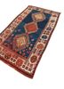 kiaan blue wool hand knotted Rug - FoldShot kiaan blue wool hand knotted Rug - FoldShot
